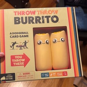Throw Throw Burrito Dodgeball Card Game - Yellow